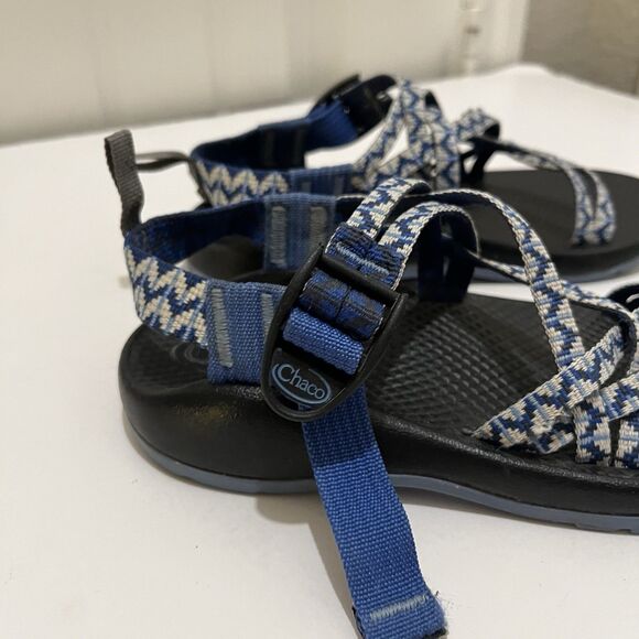 Chaco ZX/1 EcoTread Outdoor Strappy Sandals Blue J180071 Youth Size 2 - Picture 4 of 10